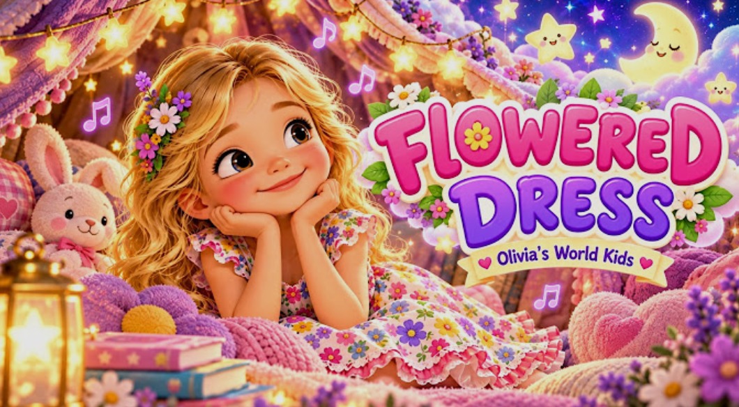 Flowered Dress — cover art from Olivia's World Kids, Album I